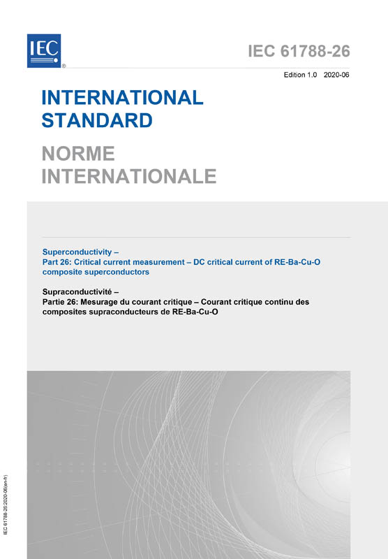 Cover IEC 61788-26:2020